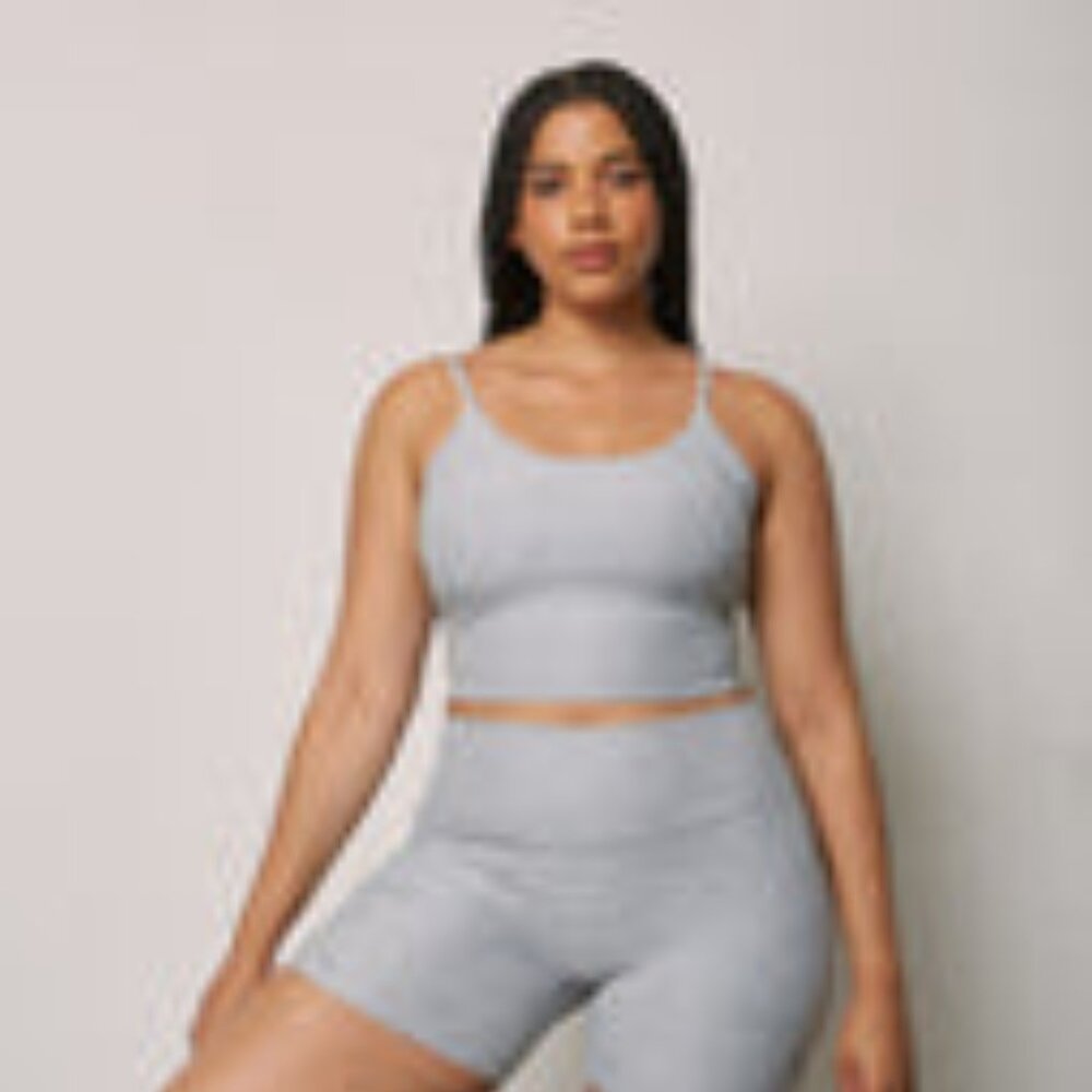 Adanola Soft Ultimate Tank Bra - Grey Marl
